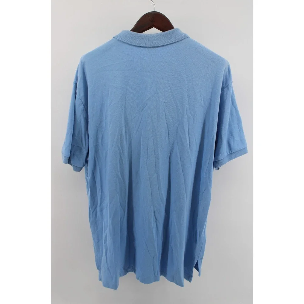 Polo Ralph Lauren Polo Shirt Mens XL Blue Classic Fit Short Sleeve Yellow Pony